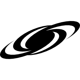 forme de galaxie spirale Icône