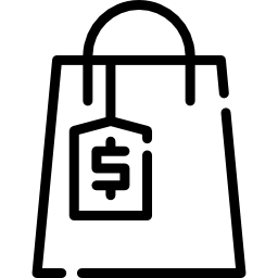 Shopping bag icon