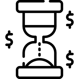 heures supplémentaires Icône