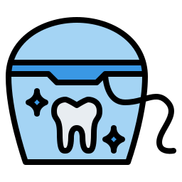 Dental floss icon