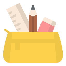 Pencil case icon