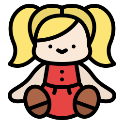 bambola icona