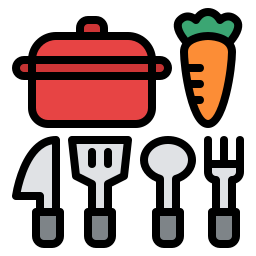set de cuisine Icône