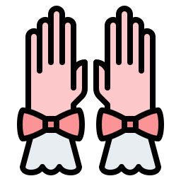 Hand gloves icon