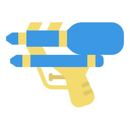 pistola de agua icono