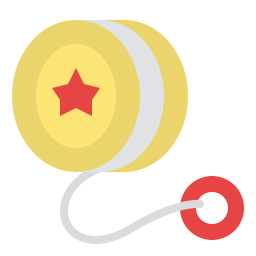 yoyo spielzeug icon