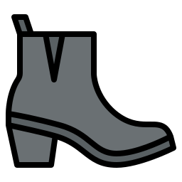 vrouwelijke laarzen icoon