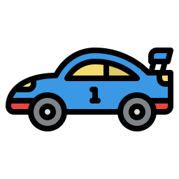 Racing car icon