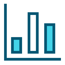 Bar graph icon