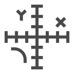 koordinatenachsen icon