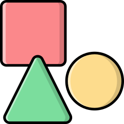 Geometrical shape icon