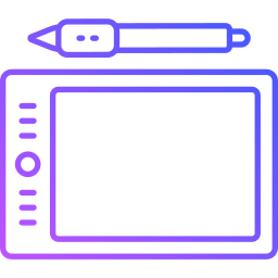 Graphic tablet icon