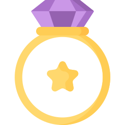 Diamond ring icon