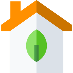 casa sustentável Ícone