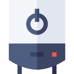Gas heating icon