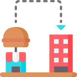 livraison de nourriture Icône