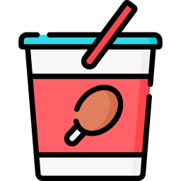 Chicken bucket icon