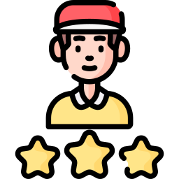 Delivery man icon