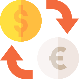 Money exchange icon