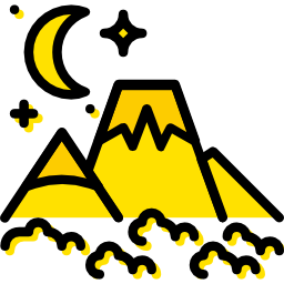 volcán icono