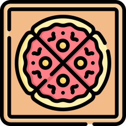 boîte à pizza Icône