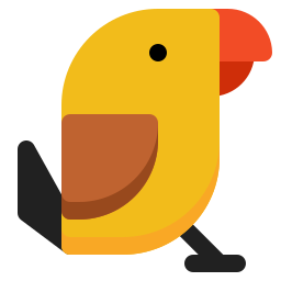 pájaro icono