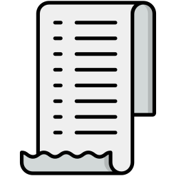 Receipt icon