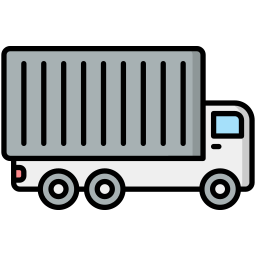 Cargo truck icon