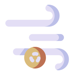 la pollution de l'air Icône