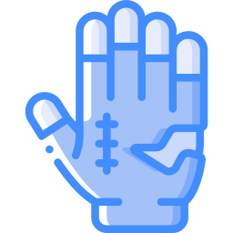 vingerloze handschoenen icoon