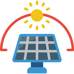 panneaux solaires Icône