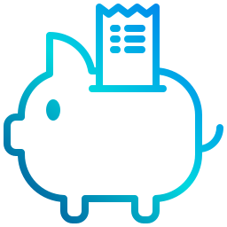 Piggy bank icon