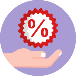 Discount badge icon