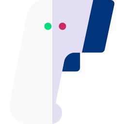 Thermometer gun icon