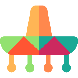 Mexican hat icon