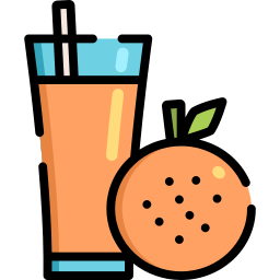 Orange juice icon