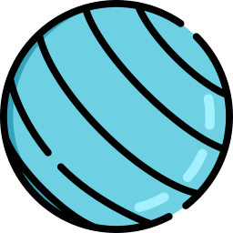 palla per esercizi icona