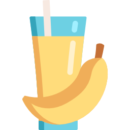 jugo de banana icono