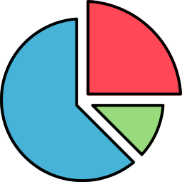 cirkeldiagram icoon