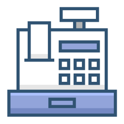 caja registradora icono