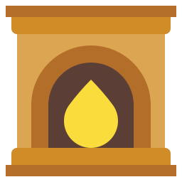 cheminée Icône