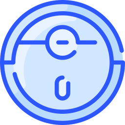 Robot vacuum cleaner icon