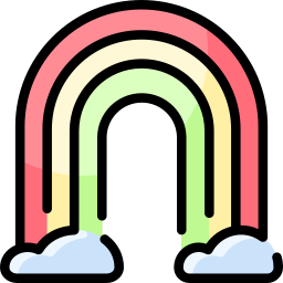 arco iris icono