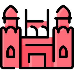 Красный форт иконка