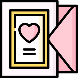 Wedding invitation icon