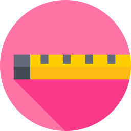 Measuring tape icon