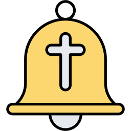 campana della chiesa icona