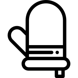 guante de cocina icono