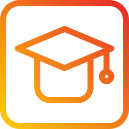 Graduation hat icon