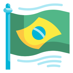 drapeau brésil Icône